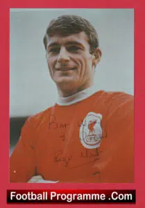 Liverpool Roger Hunt Autograph Signed Picture 66 Winner