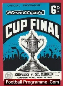 Glasgow Rangers v St Mirren 1962 – Scottish Cup Final