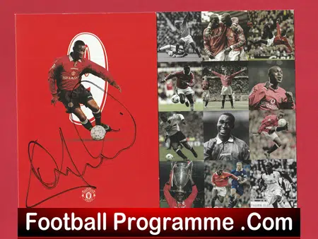 Manchester United Andy Cole Autograph Signed Picture Man Utd - Image 2