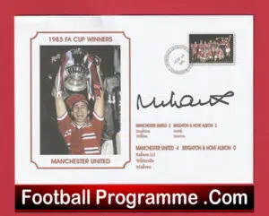 Manchester United Mike Duxbury Royal Mail Signed First Day Cover FDC
