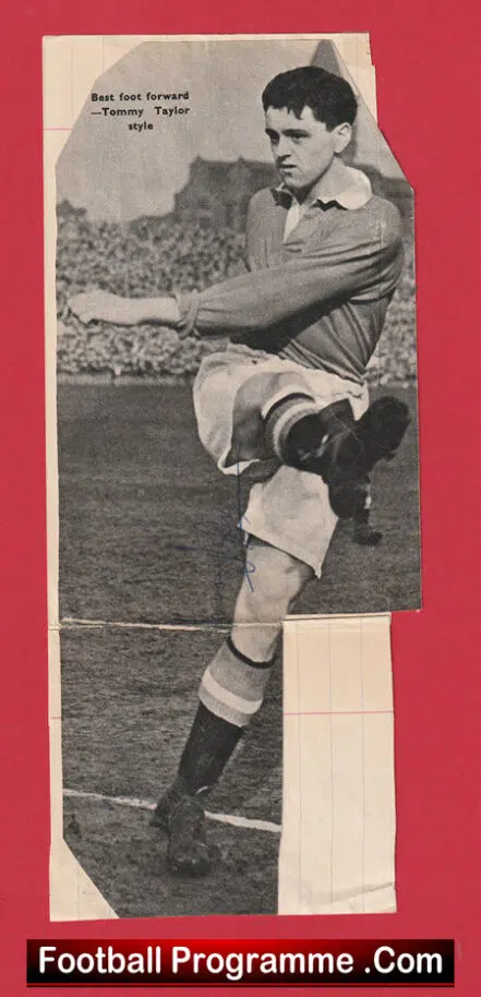 Manchester United Tommy Taylor Autograph – Man Utd Busby Babes