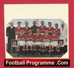 Manchester United Football Team Multi Signed Autographed 1951 – 1952