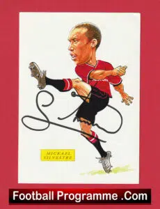 Manchester United Mickael Silvestre Autograph Signed Picture Man Utd