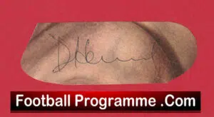 Manchester United David Herd Autograph Signed Man United 1960’s
