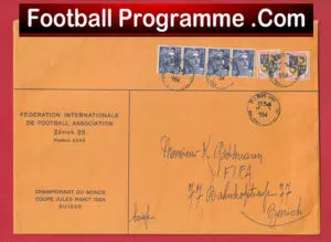 World Cup 1954 Jules Rimet Memorabilia Pack