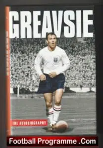 England Tottenham Jimmy Greaves Signed Autobiography Book 2003