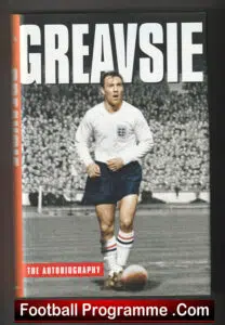 England Tottenham Jimmy Greaves Signed Autobiography Book 2003