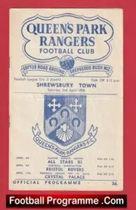 Queens Park Rangers v Shrewsbury Town 1955