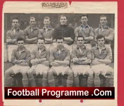 Barnsley Football Club Multi Autographed SIGNED 1953 - 1954 - football programme