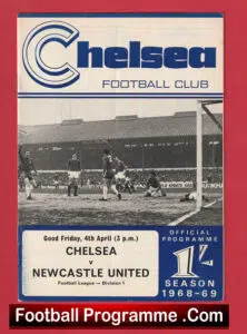 Chelsea v Newcastle United 1969