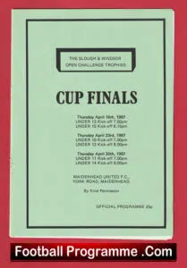 Cowley Youth v Ridgeway Rovers 1987 Young David Beckham Genuine