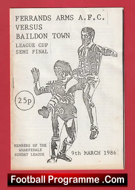 Ferrands Arms v Baildon Town 1986 - Sunday League Semi Final - Image 2