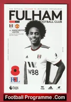 Fulham v Manchester United 2022 - football programme