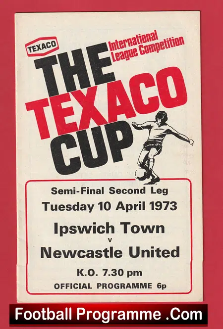 Ipswich Town v Newcastle United 1973 - Texaco Cup Semi Final - Image 2