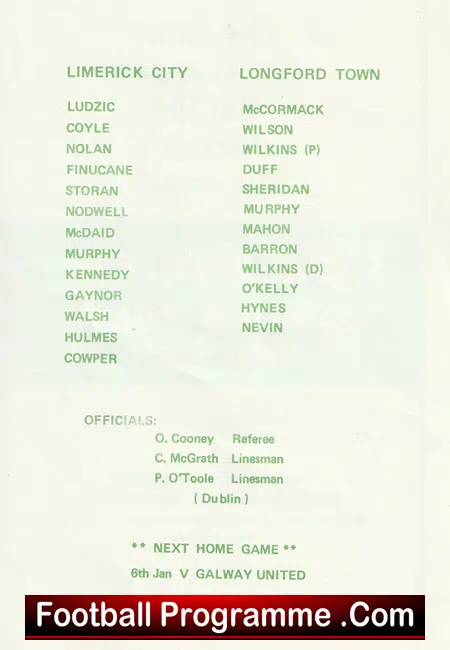Limerick City v Longford Town 1984 - Ireland - Image 3