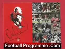 Manchester United Andy Cole Autograph Signed Picture Man Utd - football memorabilia