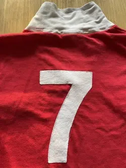 Manchester United George Best Replica Toffs 1960s Football Shirt Man Utd - football memorabilia