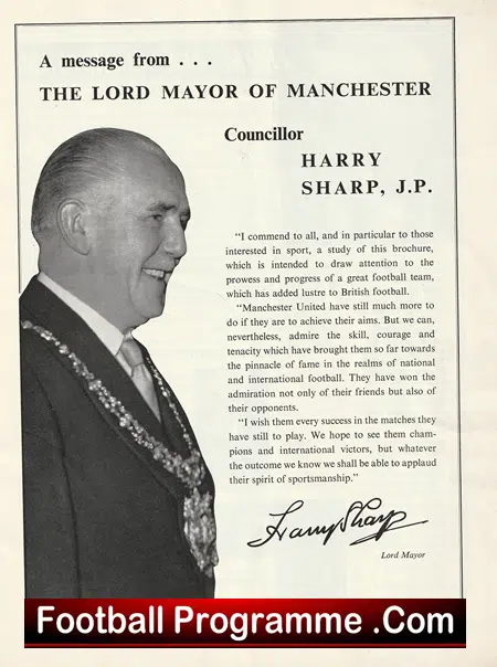 Manchester United Red Devils In Europe 1956 Magazine - Image 3