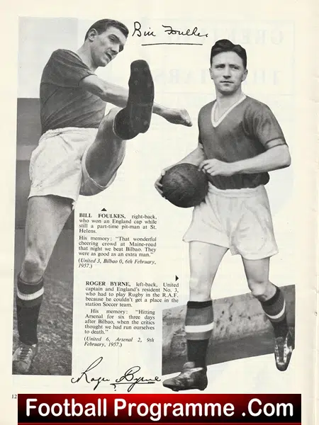 Manchester United Red Devils In Europe 1956 Magazine - Image 4