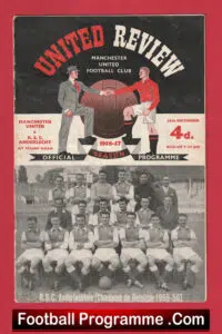 Manchester United v Anderlecht RSC 1956 – 1st European Game First