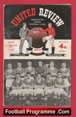 Manchester United v Birmingham City 1956 – 1st First Voucher Token