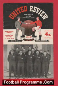 Manchester United v Borussia Dortmund 1956 – 1st First European Season
