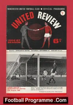 Manchester United v Newcastle United 1966 – Man Utd