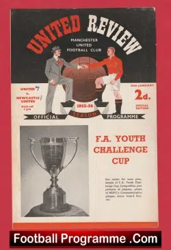 Manchester United v Newcastle United 1956 – Bobby Charlton Youth