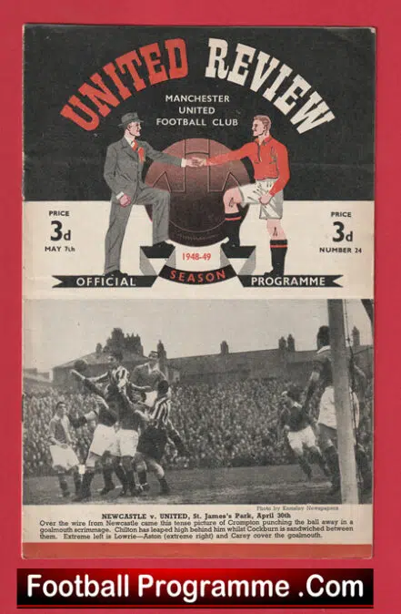 Manchester United v Portsmouth 1949 – Last At Man City