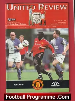 Manchester United v Tottenham 1999 – League Decider Treble – 8