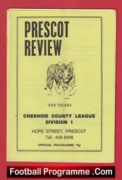 Prescot Cables v Ashton United 1981