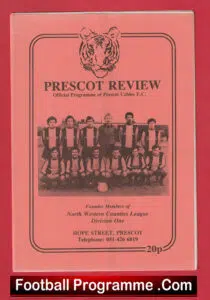 Prescot Cables v Ashton United 1983