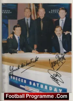 Sky Sports Football Pundits Signed Picture George Best + McLintock + Allen