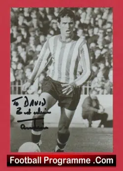 Southampton Terry Paine Autograph Signed Picture 66 Winner - football memorabilia