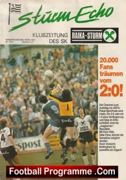 Sturm Graz v Nottingham Forest 1984 -UEFA Cup