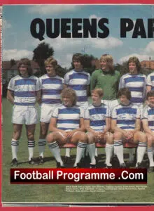 Queens Park Rangers Football Club Multi Autographed Signed Team Picture 1979