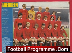 Aberdeen Football Club Multi Autographed Signed Team Picture 1971