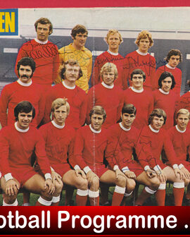 Aberdeen Football Club Multi Autographed Signed Team Picture 1971