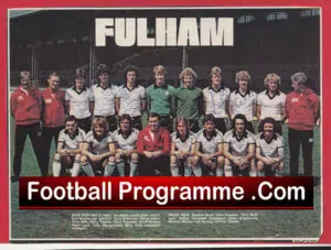 Fulham Football Club Multi Autographed Signed Team Picture 1978