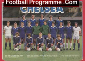Chelsea Football Club Multi Autographed Signed Team Picture 1980