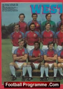 West Ham United Football Club Multi Autographed Signed Team Picture 1982