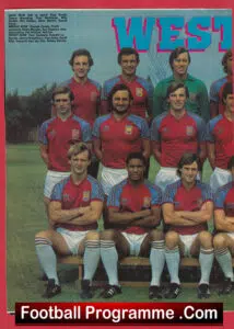 West Ham United Football Club Multi Autographed Signed Team Picture 1982