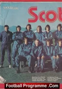 Scotland Football Team Multi Autographed Signed Team Picture 1975