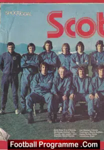 Scotland Football Team Multi Autographed Signed Team Picture 1975