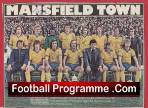 Mansfield Town Football Club Multi Autographed Signed Team Picture 1977