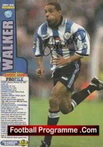 Sheffield Wednesday Des Walker Autograph Signed Team Picture