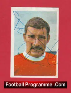 Arsenal Terry Neill Autograph Signed Picture