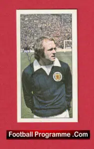 Scotland Archie Gemmill Autograph Signed Picture Card
