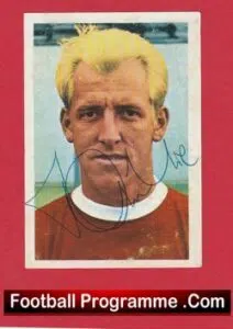 Arsenal Ian Ure Autograph Signed Picture