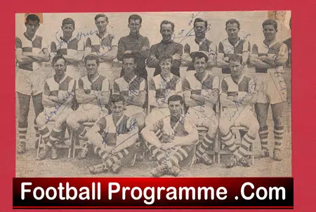 Bristol Rovers Football Club Multi Autographed Signed Team Picture 1960 - Image 2